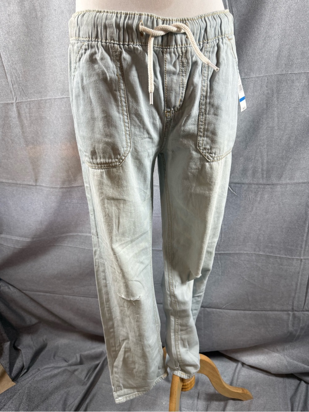 2856-Lucky Brand Light Blue Drawstring Joggers